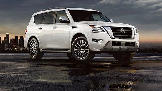 2023 Nissan Armada new 22-inch 14-spoke aluminum-alloy wheels. | Carlock Nissan of Jackson in Jackson TN